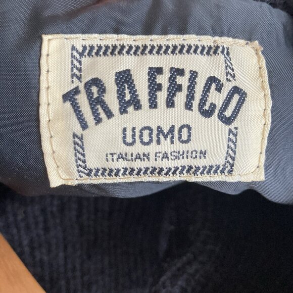 VTG 80s Patchwork Sweater Coat Color Block Chunky Knit Insulated Heavy Italy M/L - Picture 3 of 11